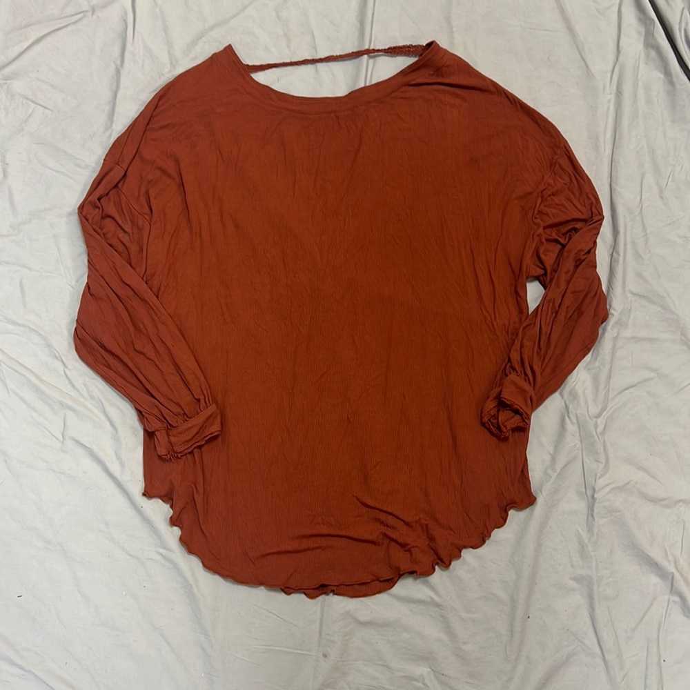 FREE PEOPLE Twist Back Top